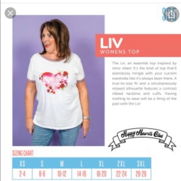 🆕LuLaRoe Liv - Picture 2 of 2